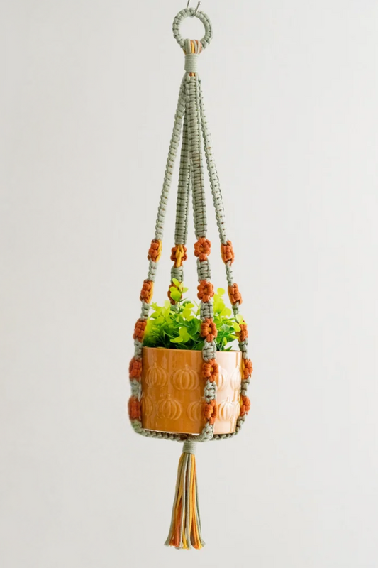 Kit DIY Jardinière florale macramé