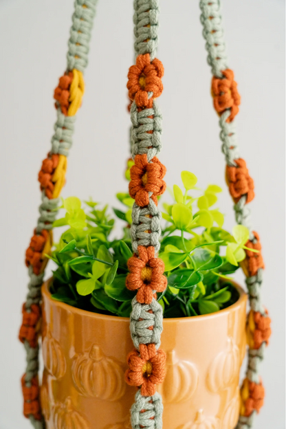 Kit DIY Jardinière florale macramé