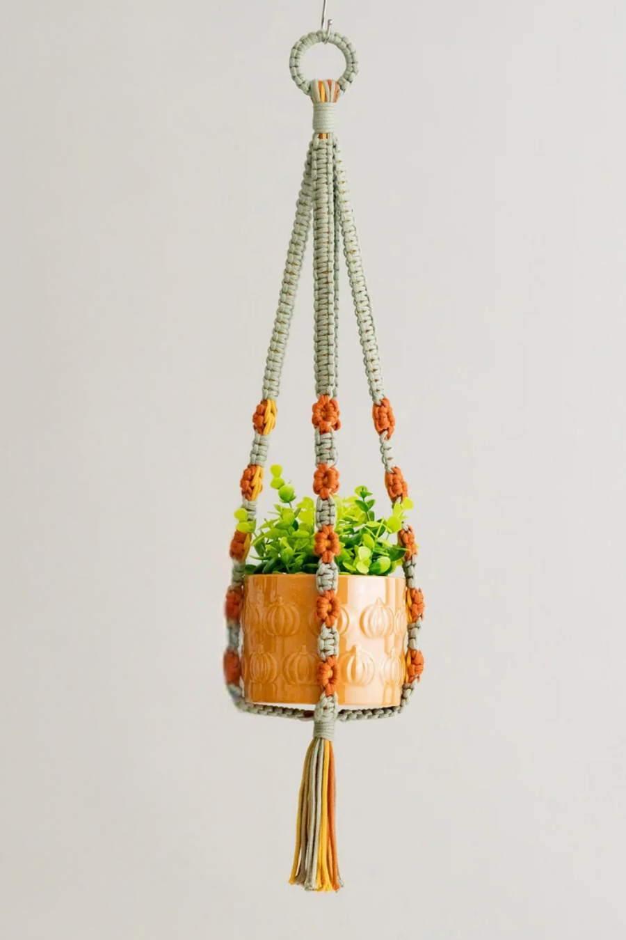 Kit DIY Jardinière florale macramé