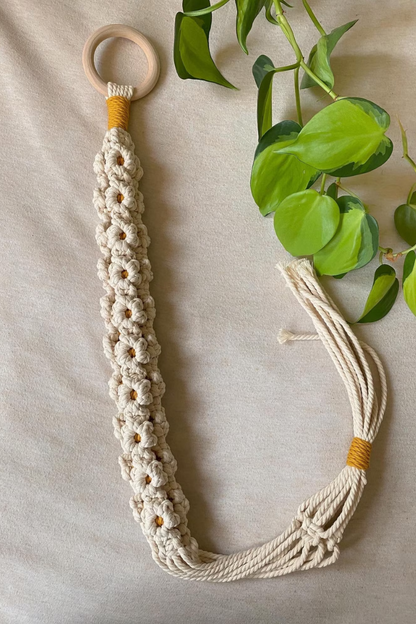 Kit DIY Jardinière marguerite macramé