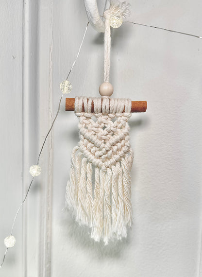 Tutoriel Ornements en macramé