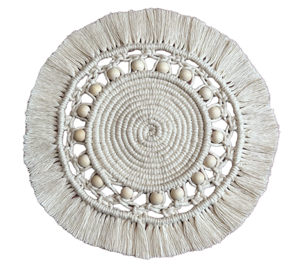 Tutoriel Dessous de plat en macramé